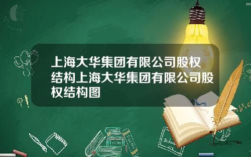 上海大华集团有限公司股权结构上海大华集团有限公司股权结构图