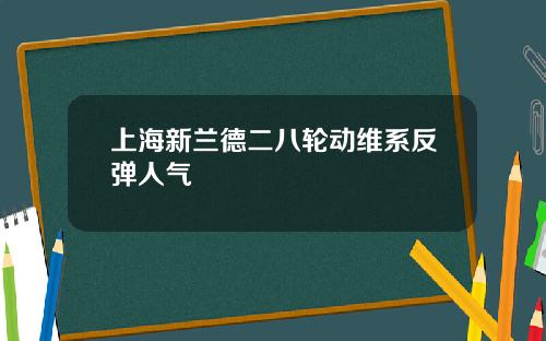 上海新兰德二八轮动维系反弹人气