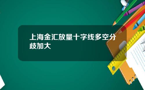 上海金汇放量十字线多空分歧加大