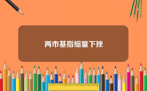 两市基指缩量下挫