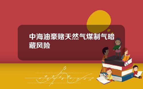 中海油豪赌天然气煤制气暗藏风险