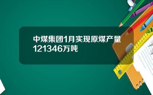 中煤集团1月实现原煤产量121346万吨