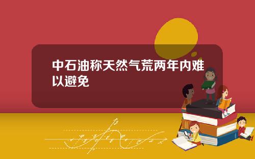 中石油称天然气荒两年内难以避免