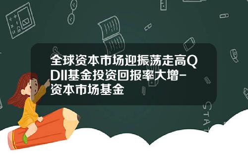 全球资本市场迎振荡走高QDII基金投资回报率大增-资本市场基金