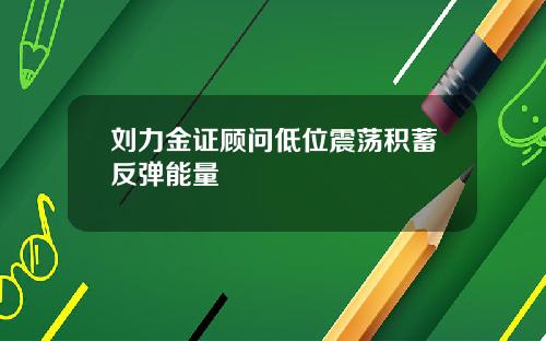 刘力金证顾问低位震荡积蓄反弹能量
