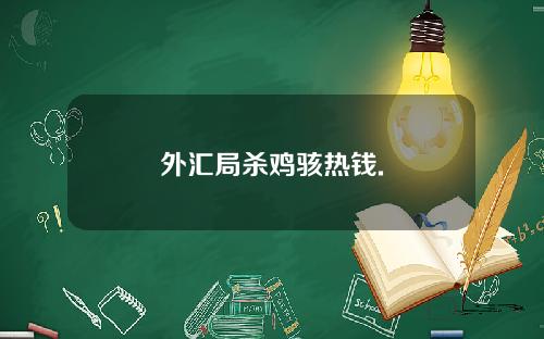 外汇局杀鸡骇热钱.