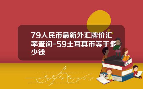 79人民币最新外汇牌价汇率查询-59土耳其币等于多少钱