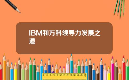 IBM和万科领导力发展之道