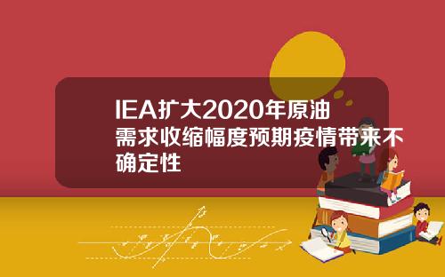 IEA扩大2020年原油需求收缩幅度预期疫情带来不确定性
