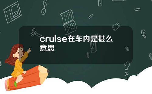 crulse在车内是甚么意思