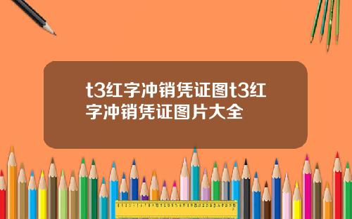 t3红字冲销凭证图t3红字冲销凭证图片大全