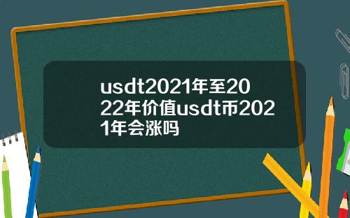 usdt2021年至2022年价值usdt币2021年会涨吗