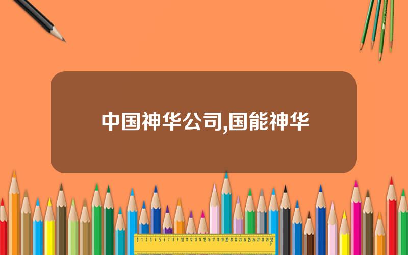 中国神华公司,国能神华