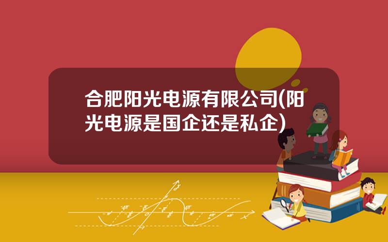 合肥阳光电源有限公司(阳光电源是国企还是私企)